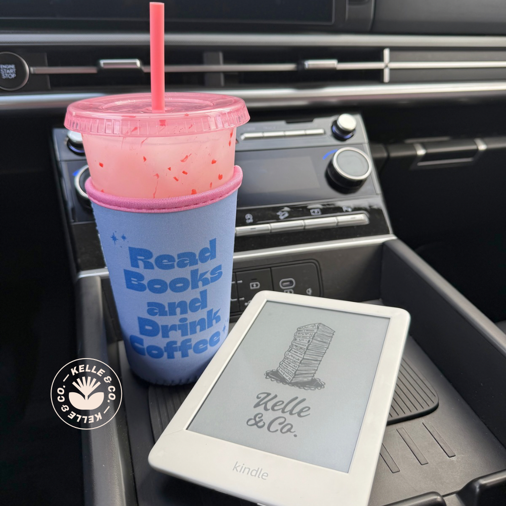 Read books drink Coffee Sleeve | Reuseable Cup sleeve coffee