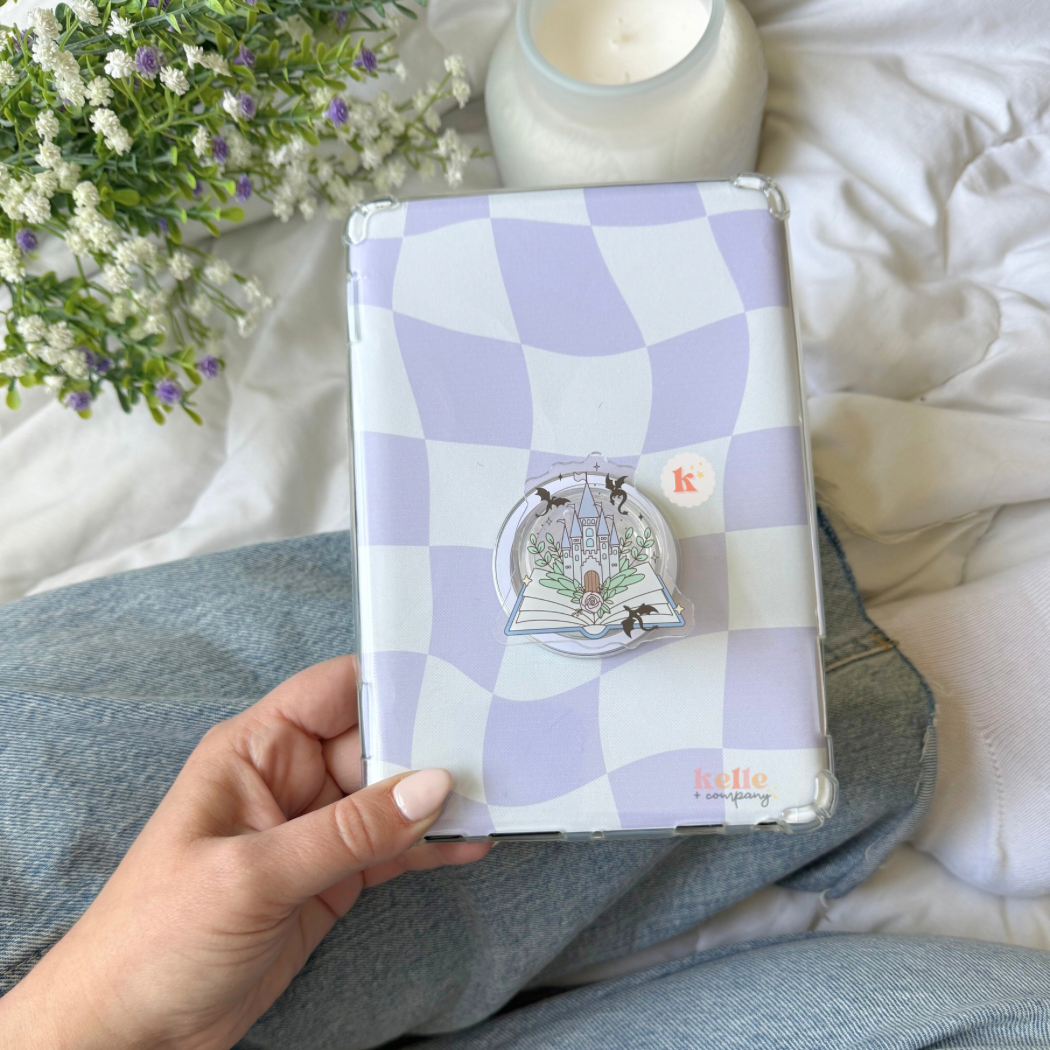 Castle bookish kindle grip | kindle accessories | kindle case