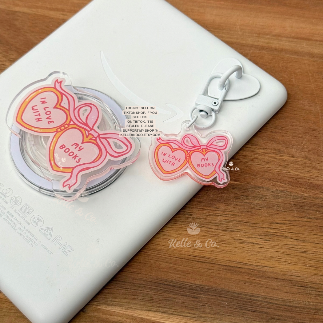 book kindle keychain charm , kindle case accessories