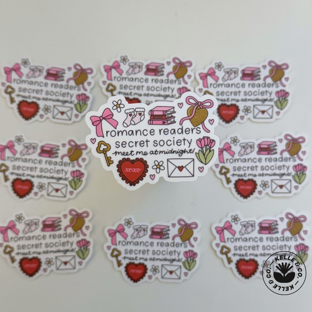 Romance reader stickers | bookish sticker | kindle stickers