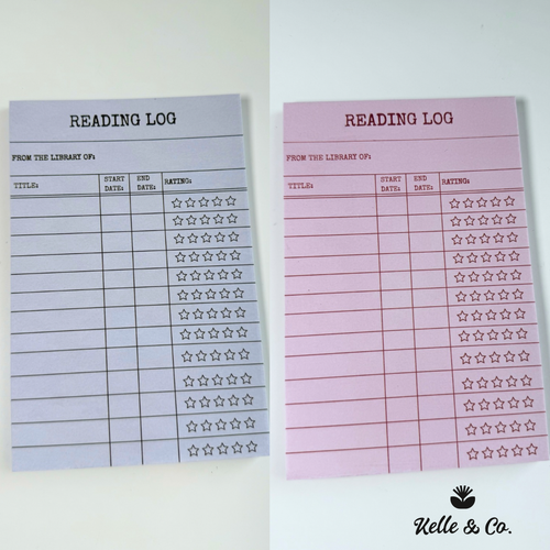 Book Review Notepad 4x6 Reading Journal 50 Sheet notepad