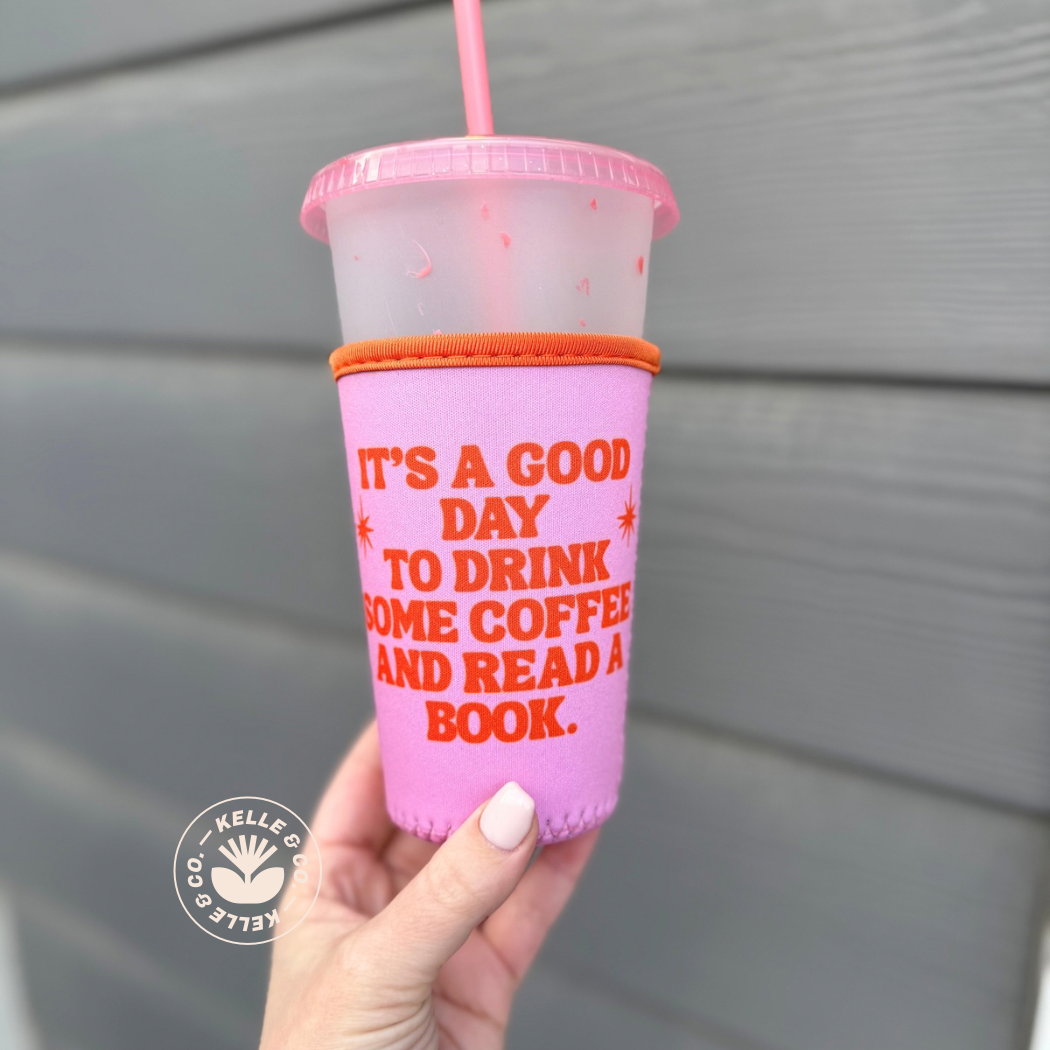 Good Day Read Books Coffee Sleeve | Reuseable Cup sleeve
