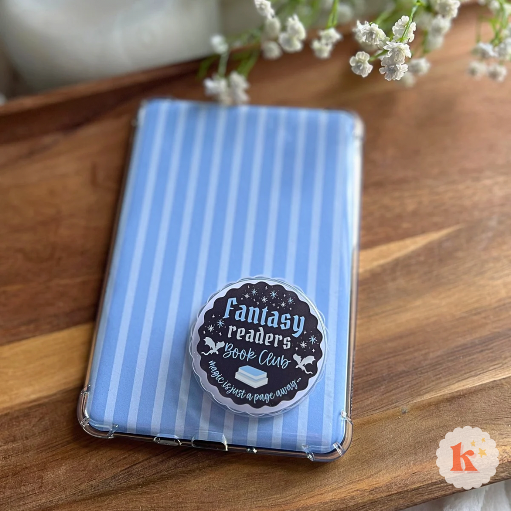 Fantasy reader bookish kindle grip | kindle accessories