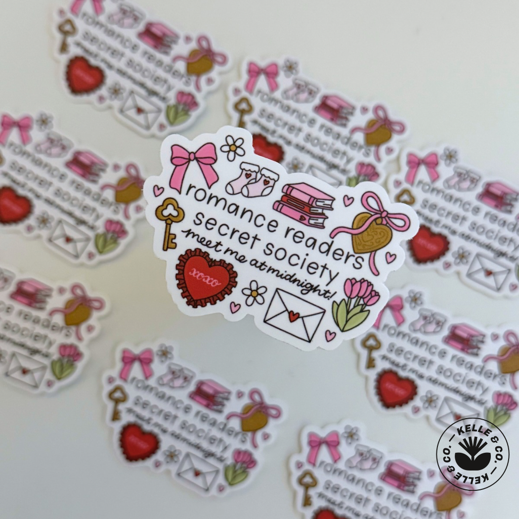 Romance reader stickers | bookish sticker | kindle stickers