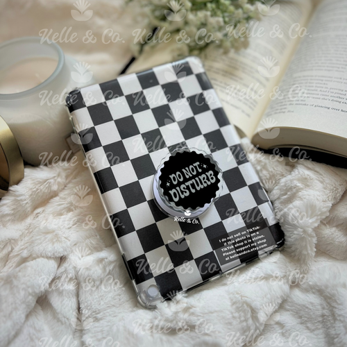 Black DND Kindle Grip | Kobo grip | bookish kindle case stand