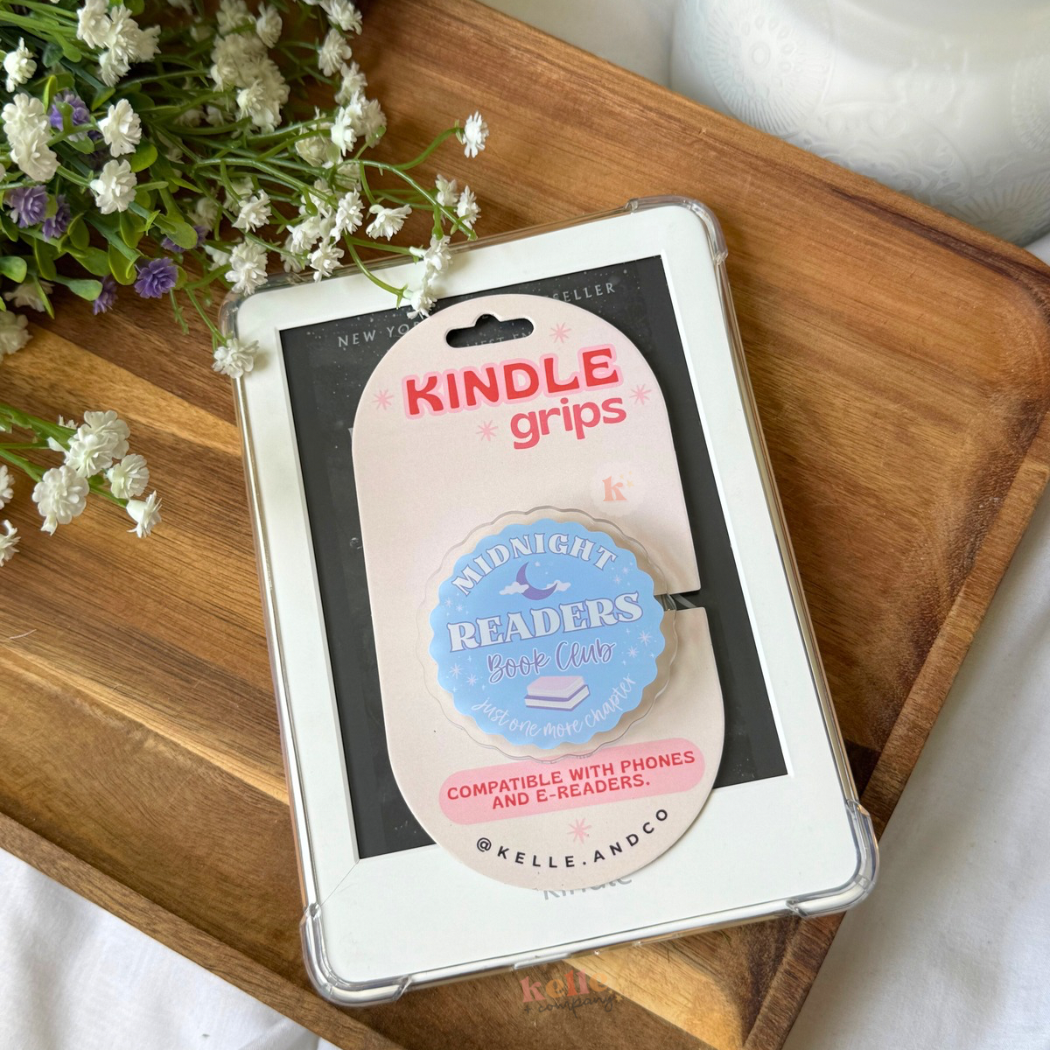 Midnight reader Kindle grip | bookish kindle accessories