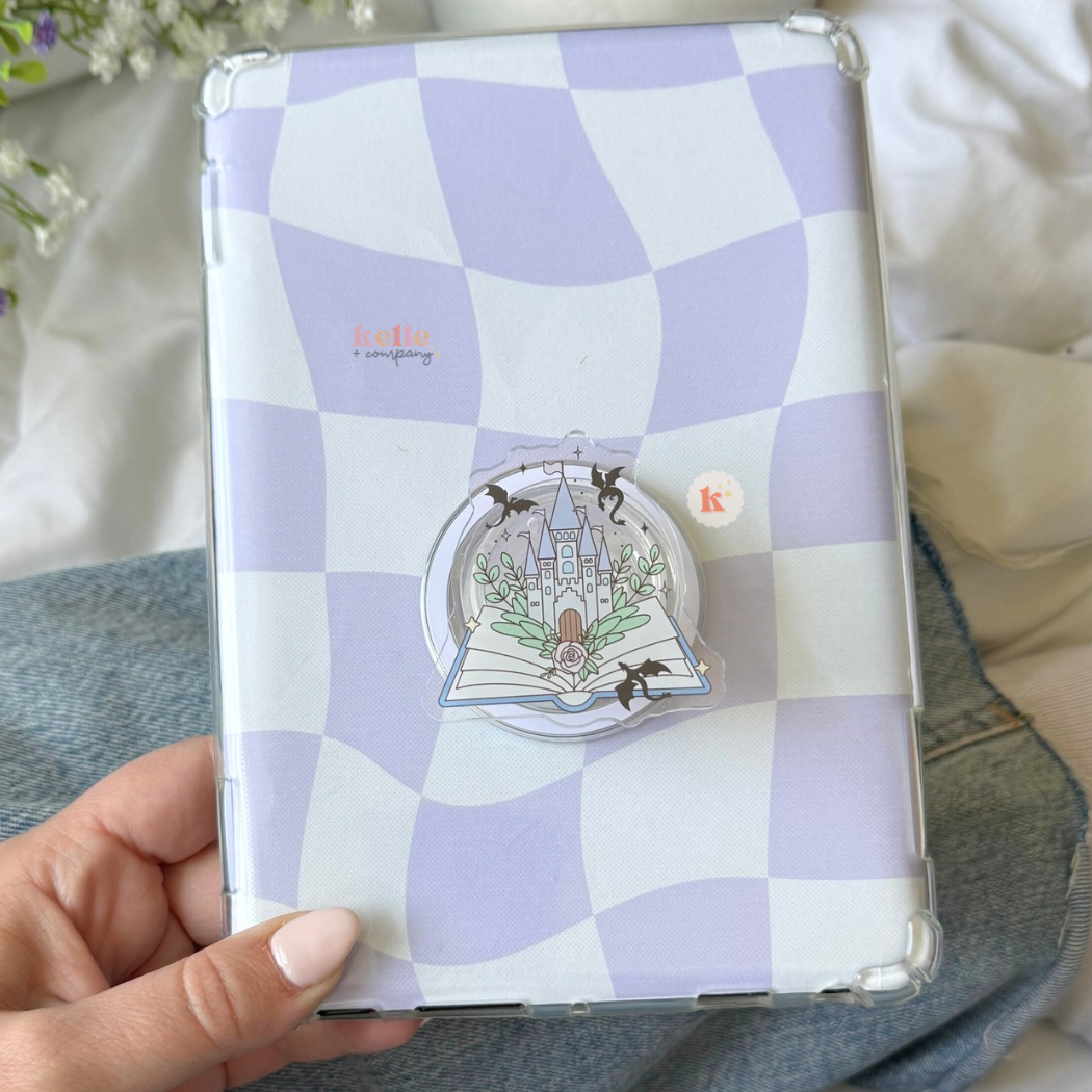 Castle bookish kindle grip | kindle accessories | kindle case