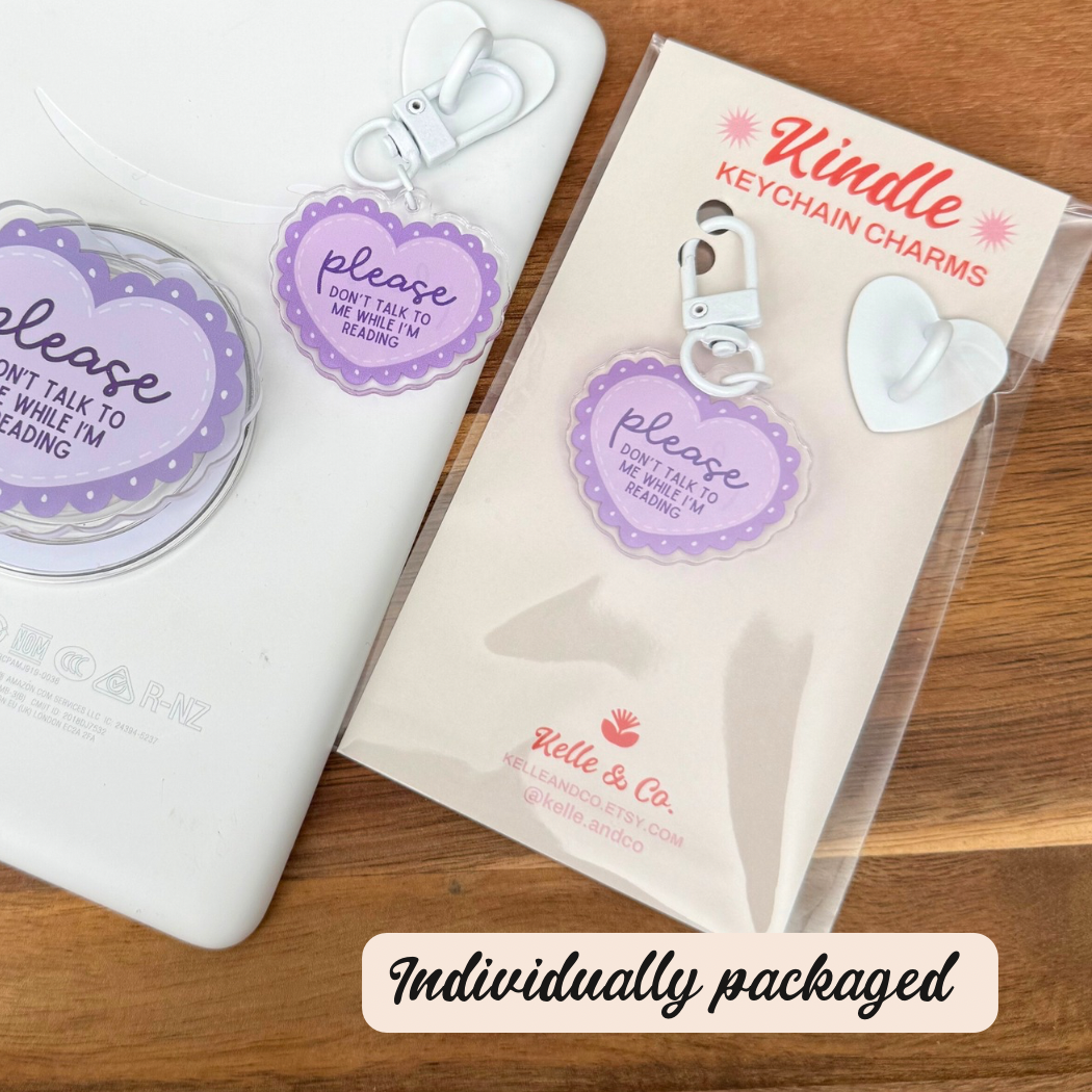 book kindle keychain charm , kindle case accessories
