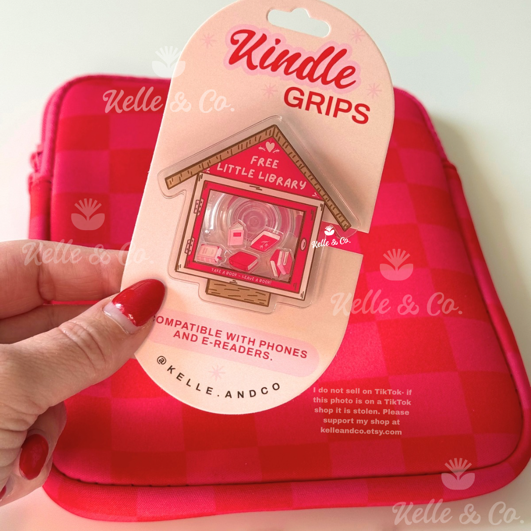 Little Library Shaker MagSafe Kindle Grip | Kindle case grip