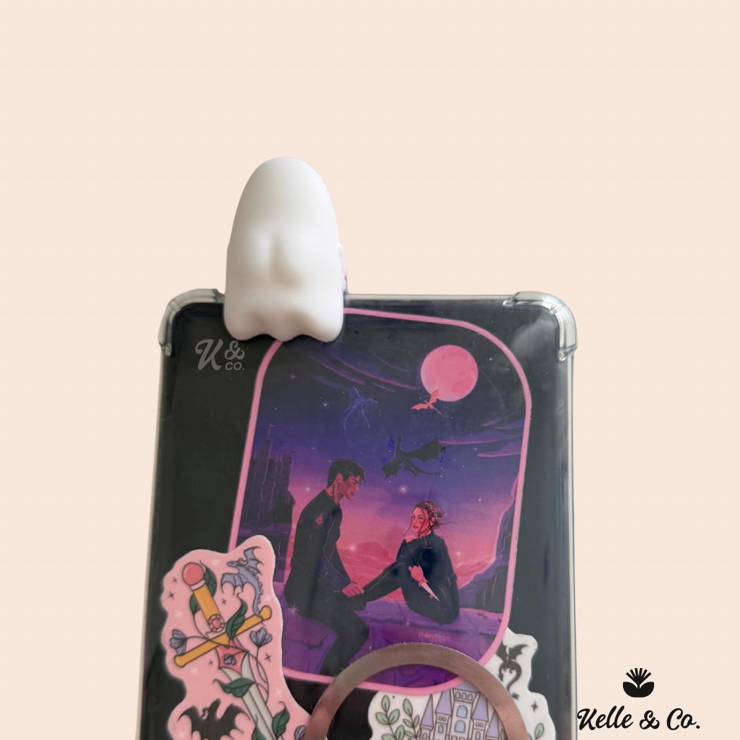 Ghost kindle buddy | kindle case accessory | bookish gift