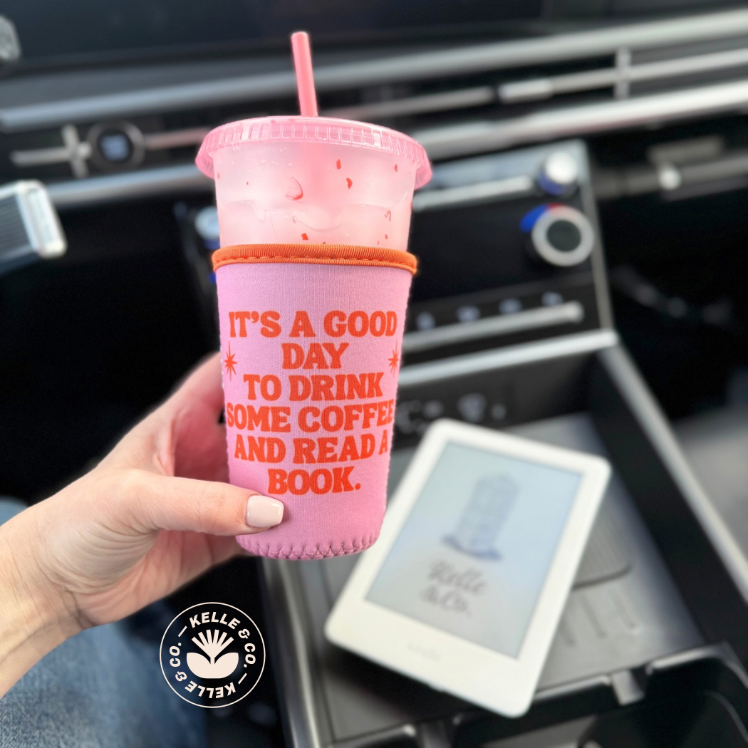 Good Day Read Books Coffee Sleeve | Reuseable Cup sleeve