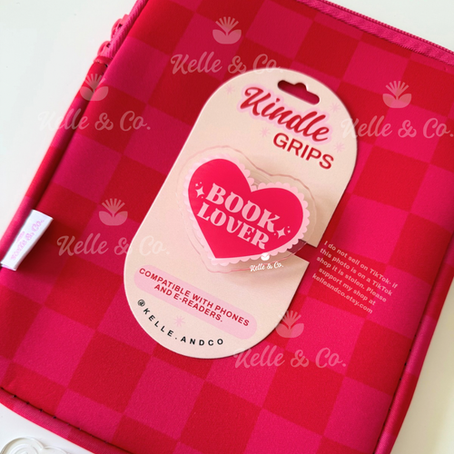 Book lover kindle grip | coquette MagSafe kindle grips