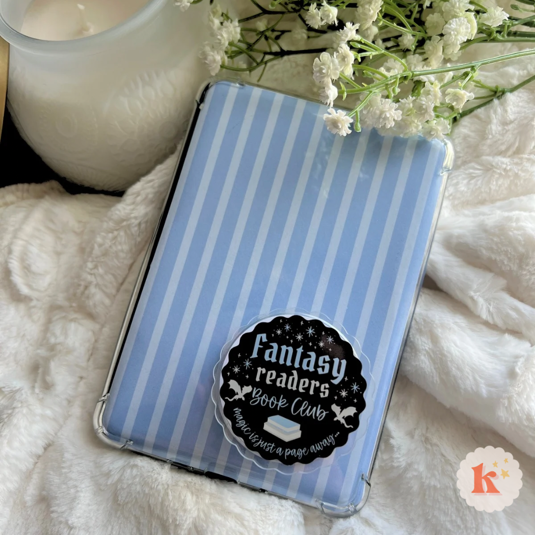 Fantasy reader bookish kindle grip | kindle accessories