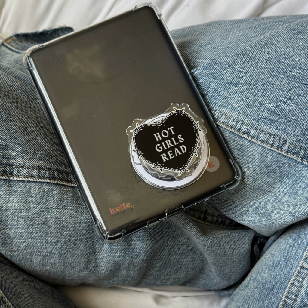 Hot girls read Kindle accessory | kindle grip | kindle case