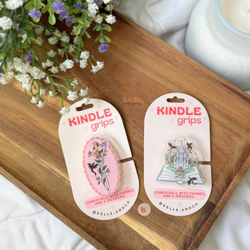 Castle bookish kindle grip | kindle accessories | kindle case