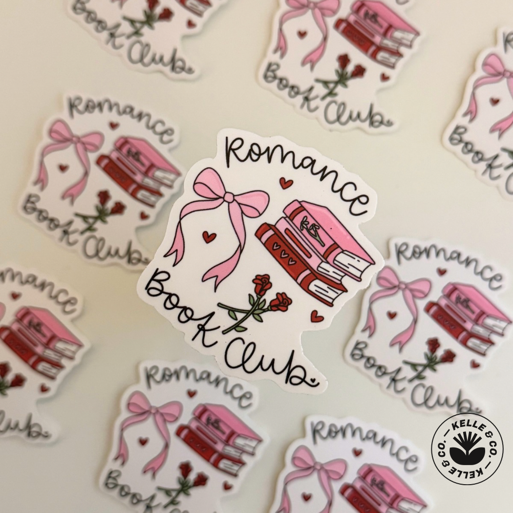 Romance reader stickers