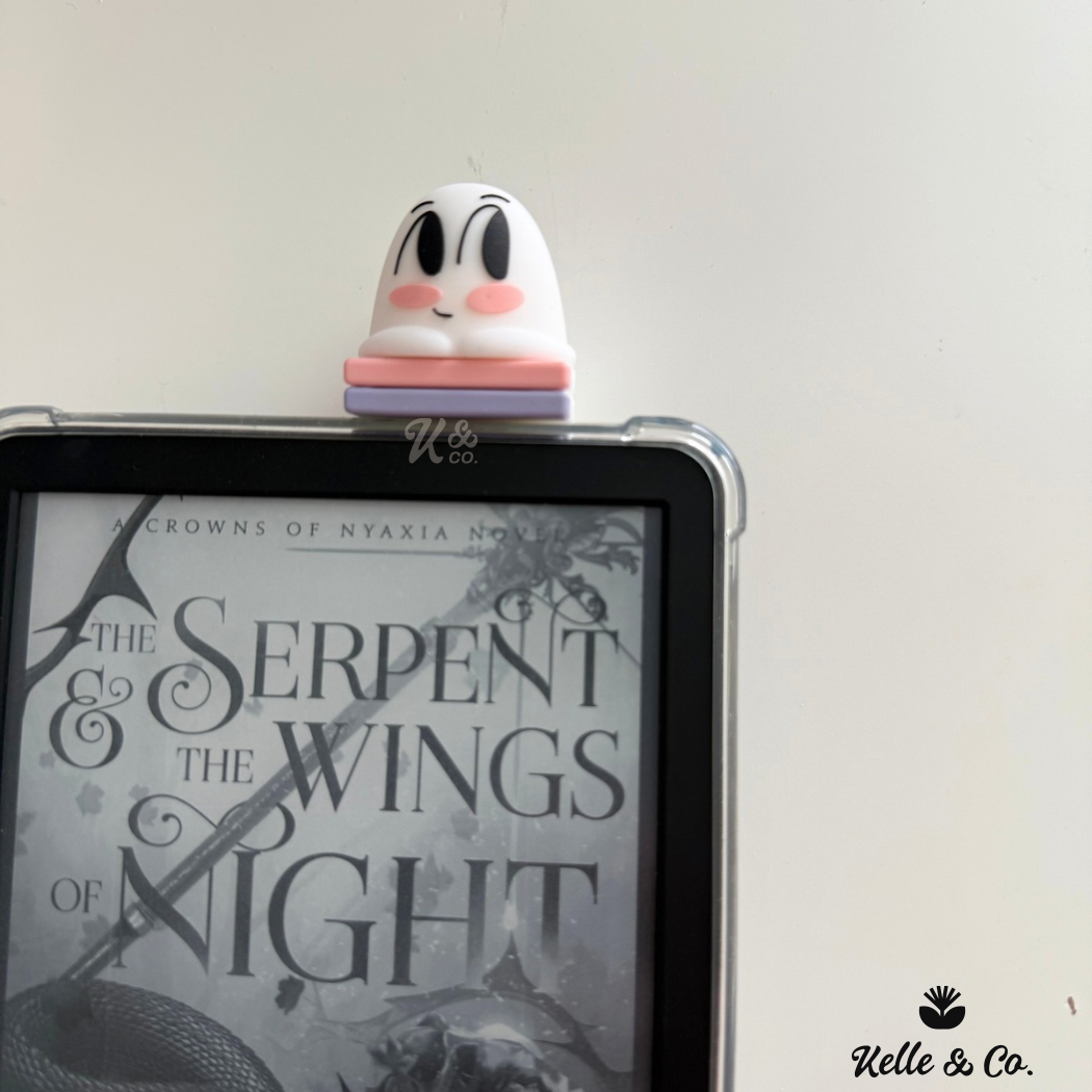 Ghost kindle buddy | kindle case accessory | bookish gift