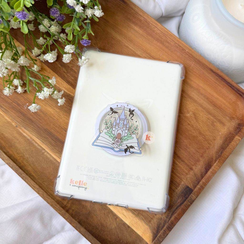 Castle bookish kindle grip | kindle accessories | kindle case