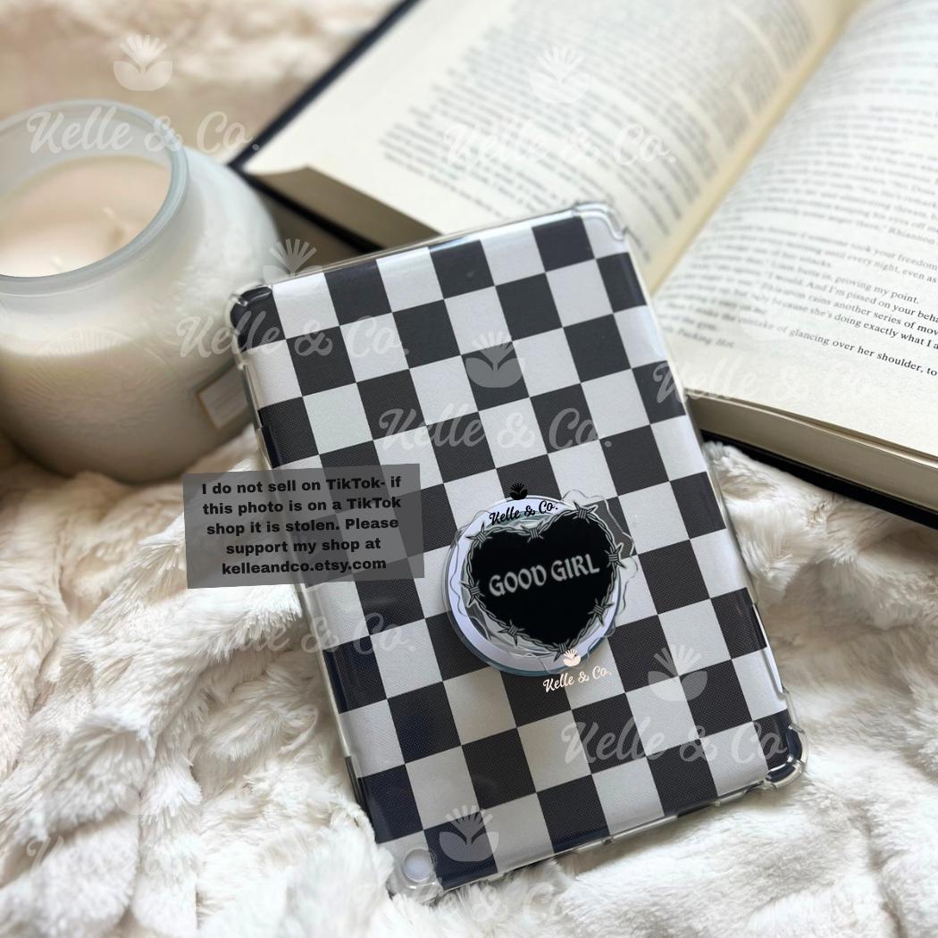 Good Girl Magsafe Kindle Grip, Kobo Grips, Smut Bookish Merch, Kindle Accessory, Phone Grip, Bookish Accessory, Bookworm Gift, Dark Romance