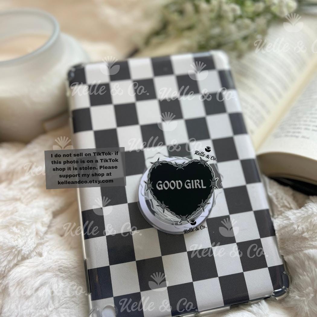Good Girl Magsafe Kindle Grip, Kobo Grips, Smut Bookish Merch, Kindle Accessory, Phone Grip, Bookish Accessory, Bookworm Gift, Dark Romance